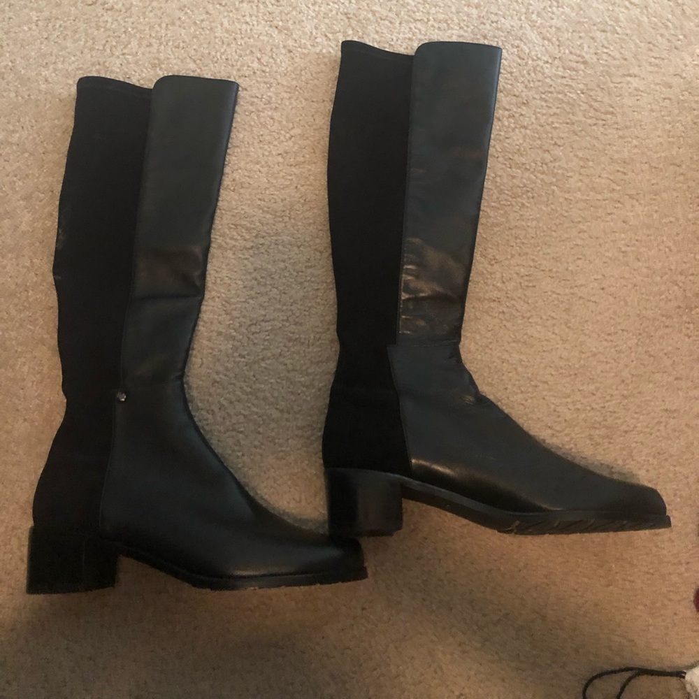 Stuart Weitzman display boot.